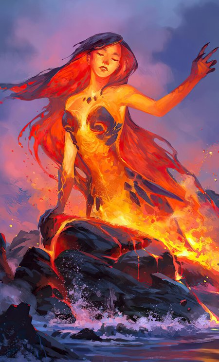 Девушка с огненными волосами