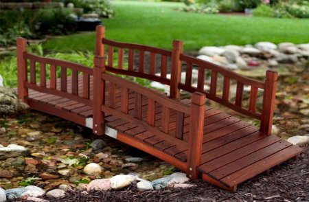 Мостик декоративный для дачи