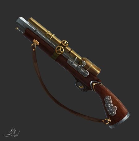 Стимпанковский мушкет