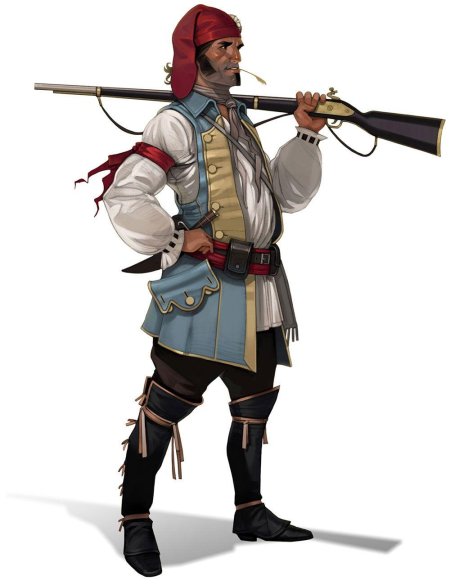 ДНД пират концепт арт