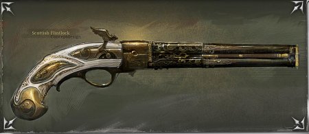 Кремневый пистолет ассасин Крид 3