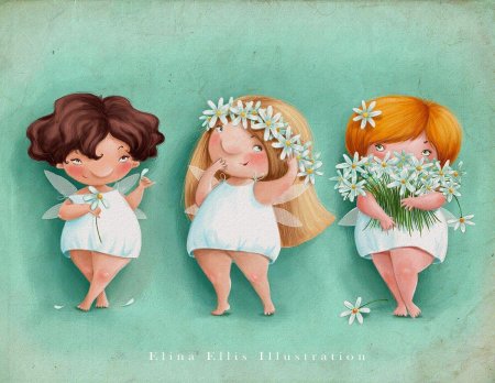 Elina Ellis illustration феи