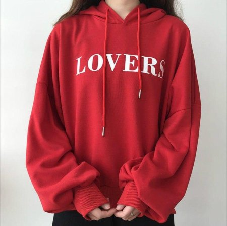 Красная толстовка женская