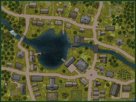 Деревня DND Map