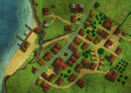 DND карта деревни