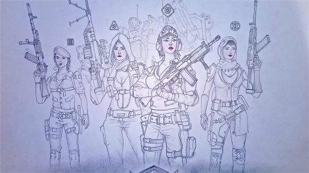 Раскраска варфейс