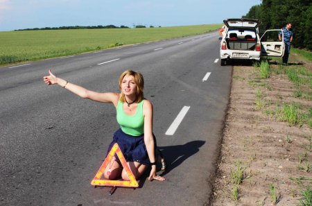 Фотосессия на трассе