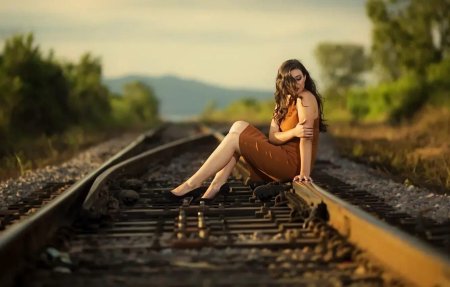 Фотосессия на рельсах