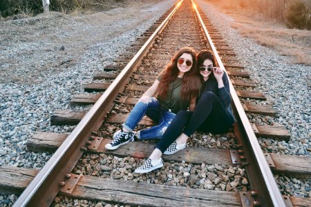 Фотосессия на рельсах