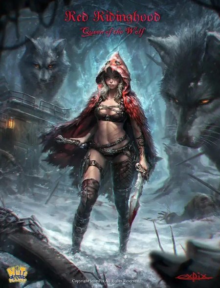 Красная шапочка и оборотень арт