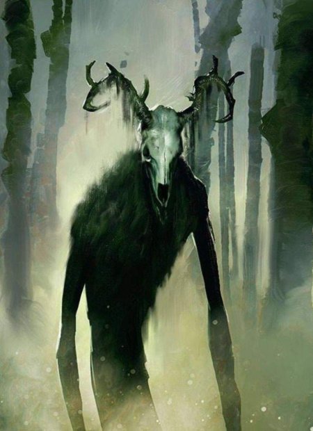 Вендиго демон леса арт