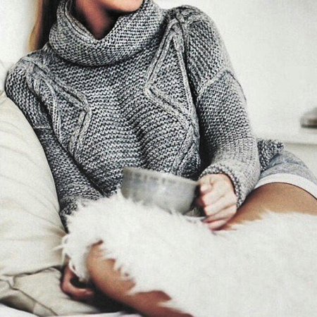 Фотосессия в свитере