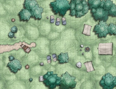 ДНД карта лагерь