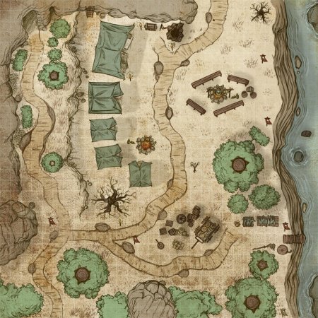 Лагерь разбойников ДНД