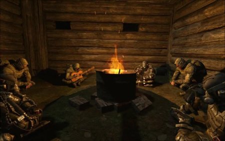 Сталкер посиделки у костра