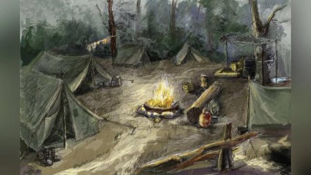 Лагерь разбойников ДНД