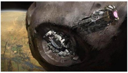 Космическая база в астероиде