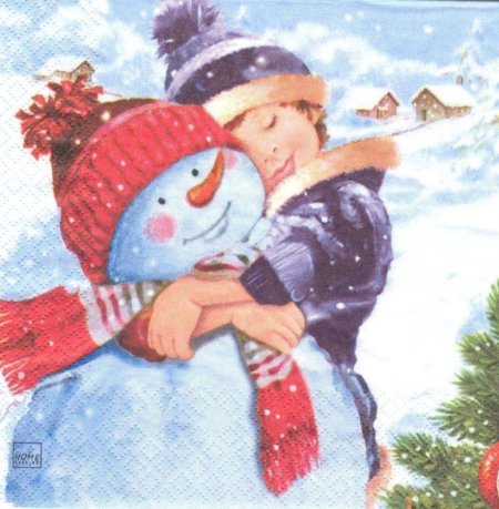 Снеговик девочка