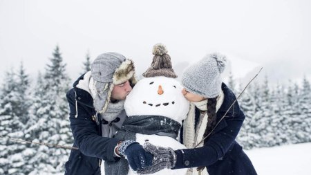 Снеговики любовь