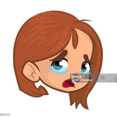 Голова девочки мульт