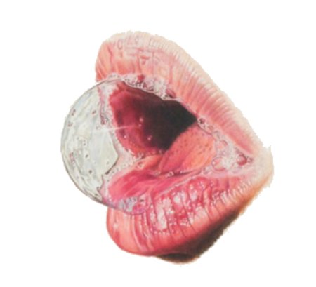 Слюни пузырями арт рисунок