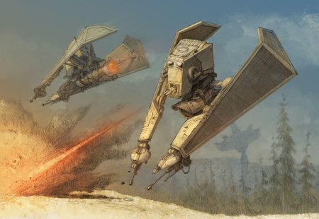 Шагоход at-St арт