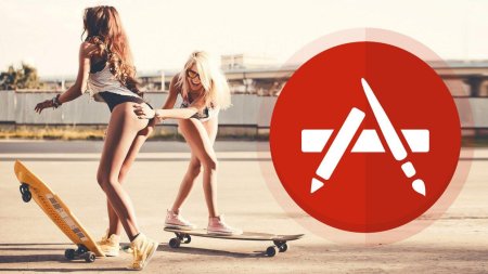 Девочка со скейтом