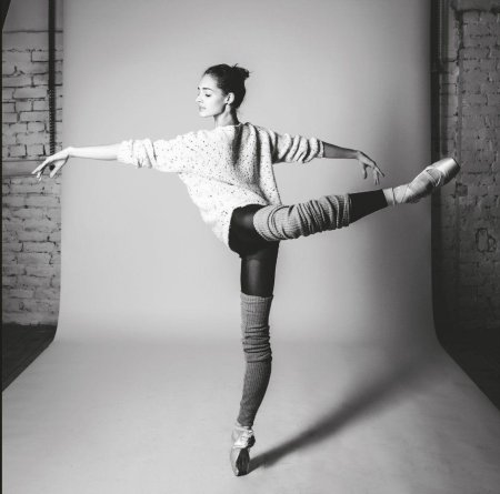 Фотосессия балерины в студии