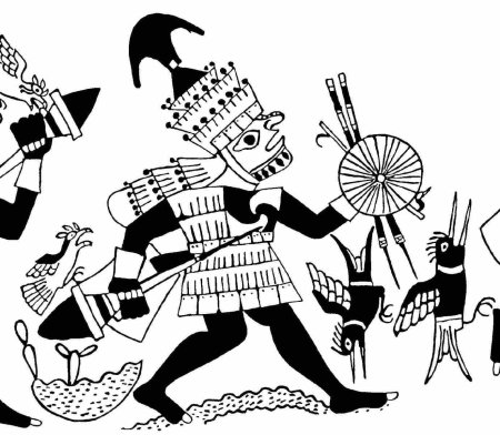 Рисунки Майя и ацтеков