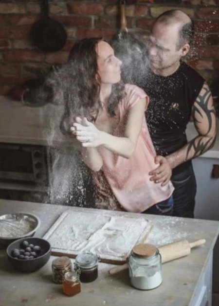 Мужчина в муке