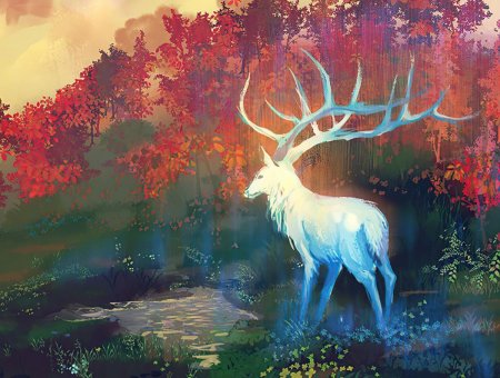 Олень фэнтези