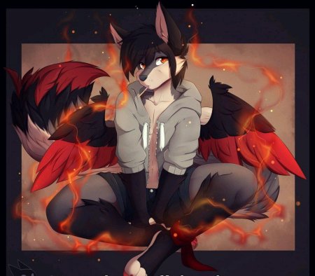 Омега фурри мальчик Омега