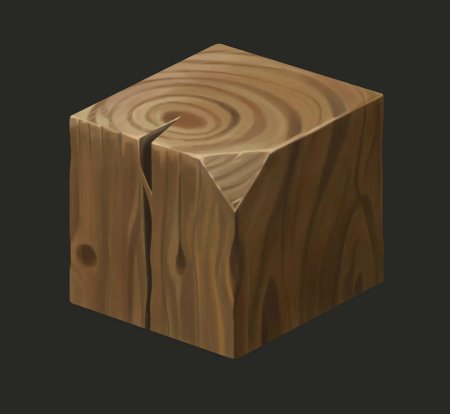 Деревянный куб
