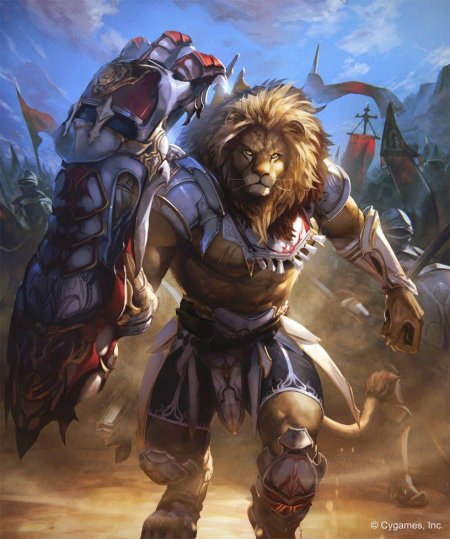 Зверолюди арт Лев