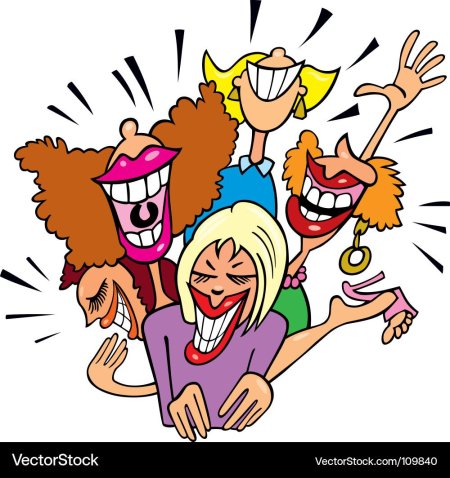 Смех карикатура