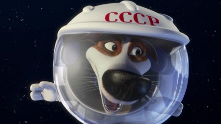 Белка и стрелка в космосе мультфильм
