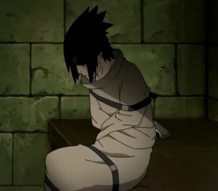 Саске в смирительной рубашке