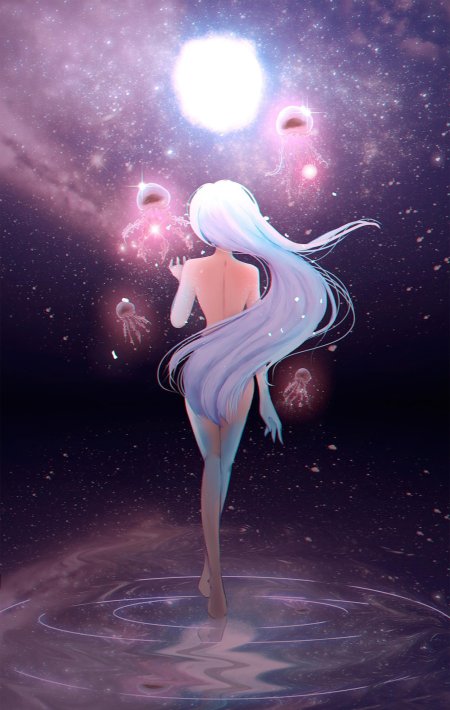 Космическая девушка