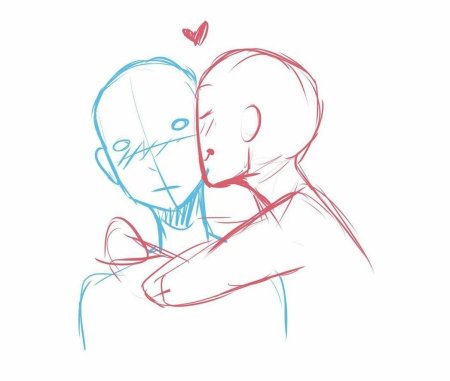 Поцелуй референс