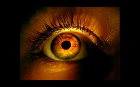Оранжевые глаза