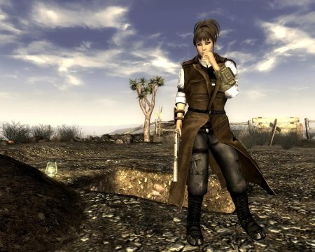 Fallout New Vegas пыльник курьера