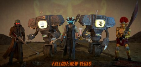 Курьер 6 Fallout New Vegas арт