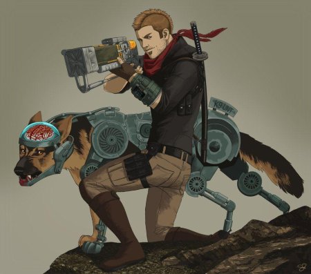 Курьер фоллаут Нью Вегас арт
