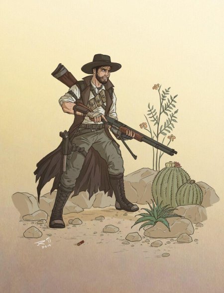 Курьер Нью Вегас арт