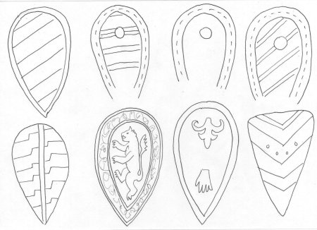 Щит воина древней Руси 1533