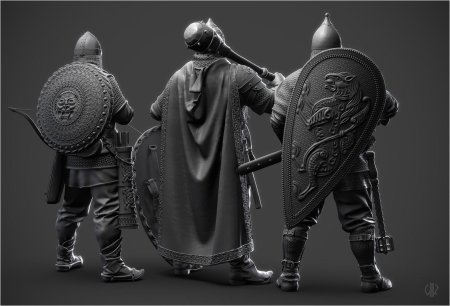 Богатырь, Витязь, воин, дружинник