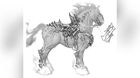 Конь всадника войны дарксайдерс