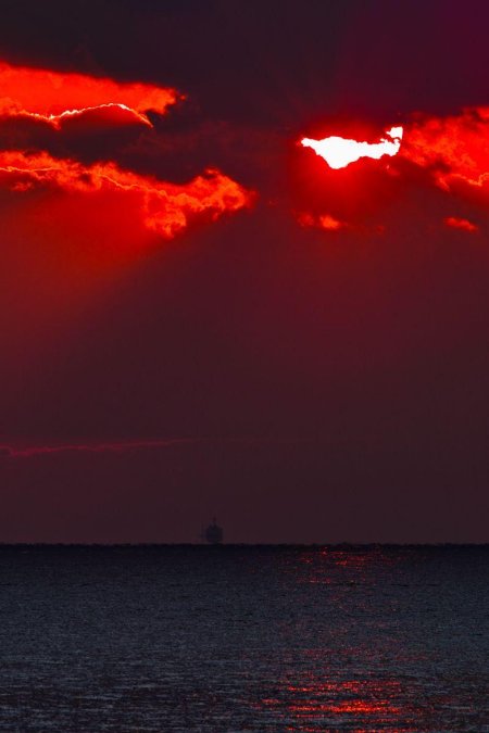 Красный закат