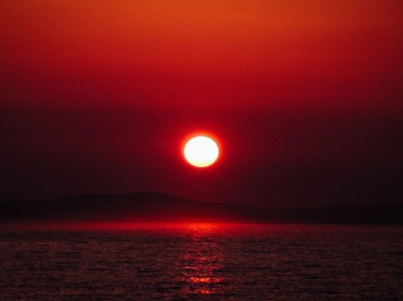 Красный закат