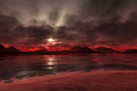 Кровавый закат